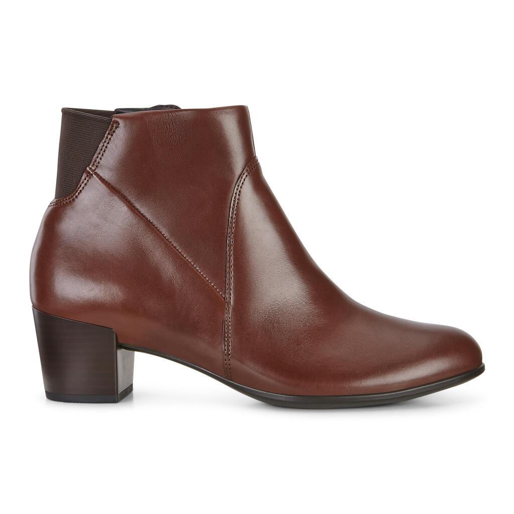 Bottines Ecco Shape 35 Mid Cut Femme Marron 3720-WBPTQ